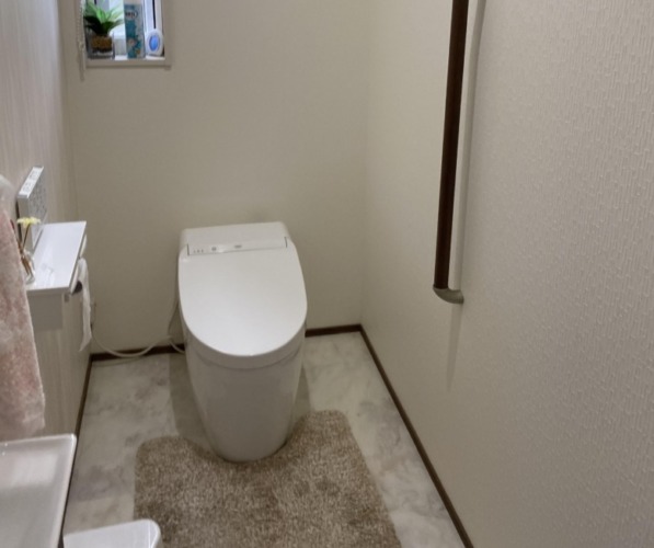 トイレスペースは広めにとる。2畳という広さは老後と子供に優しい間取り